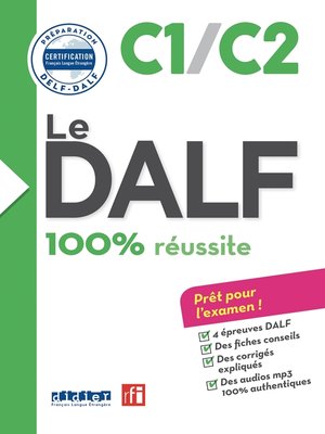 cover image of Le DALF C1/C2 100% réussite--édition 2016-2017--Ebook